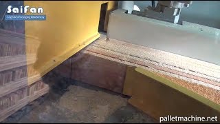 Automatic Wood Cross Cut Saw Machine [upl. by Nwahsal]