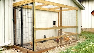 How We Made Our Chicken Coop Run [upl. by Nassir]