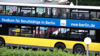 Doppeldeckerbus der BVG Buslinie 176 1080p Full HD [upl. by Chloras410]