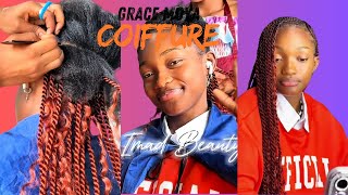 Grâce Moya 💕 collaborations avec Imad beauty  gracemoya new tiktok beauty coiffurefemme [upl. by Ahsei]