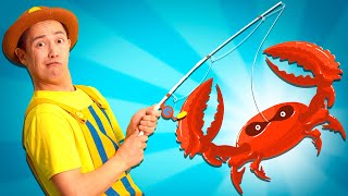 Funny Fishing Songs  Tigi Boo Kids Songs [upl. by Mannos]