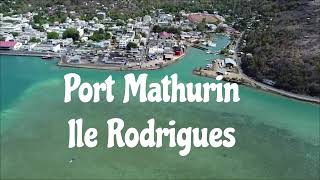 Vues fascinantes de Port Mathurin île Rodrigues depuis la mer  portmathurin maurice [upl. by Helali]