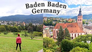 BadenBaden  Germany Spa Town amp Travel Vlog [upl. by Debee]