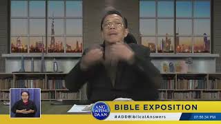 ANG DATING DAAN  BIBLE EXPOSITION  BIBLE STUDY  ITANONG MO KAY SORIANO  247  911257 [upl. by Maram946]