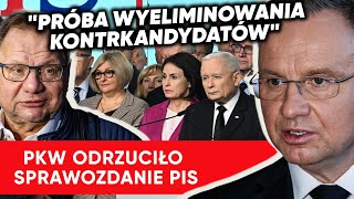 PKW odrzuciło sprawozdanie PiS Andrzej Duda ostro decyzji Wypaczenie demokratycznych reguł [upl. by Aerbma]