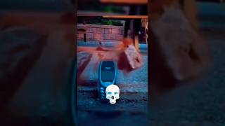 Durability of Nokia 💀🙏🏻♾️ Nokia vs Iphone edit aura viralshort 4u foryou viralvideo skull [upl. by Onimod119]