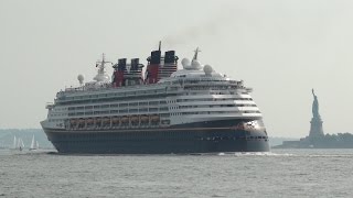 New York Cruise Ships  July 15 2012 Celebrity Summit Disney Magic amp Norwegian Star [upl. by Ellenehc]