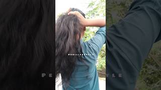 NO hairtie ponytail 😱 latest trending hairstyle hack youtubeshorts shorts [upl. by Maitund887]