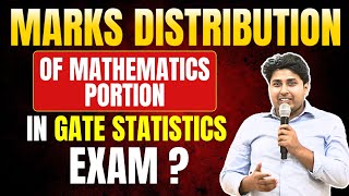 Marks Contribution of Mathematics portion in GATE STATISTICS exam Mathstats  8810409392 [upl. by Airetak]