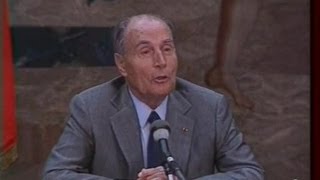 Interview François MITTERRAND [upl. by Lebama387]