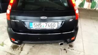 Ford Fiesta ST150 23L  Milltek CatBack Resonated Exhaust Sound  HD [upl. by Nomannic]