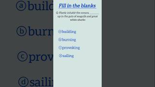 Fill in the blanks  English quiz  Top q and ans englishgrammar trending shorts trend [upl. by Meris60]