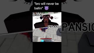 quothe will never be ballinquot 😈 jujutsushenanigans roblox jujutsukaisen [upl. by Cele]