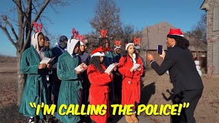 Singing Ghetto Christmas Carols Prank 2 [upl. by Lyns712]