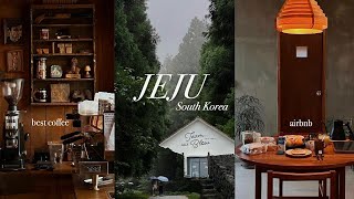 🏝️ JEJU Vlog 20  South Korea l Aesthetic Airbnb Forest and Coastal Walk Cafes and more [upl. by Orihakat]