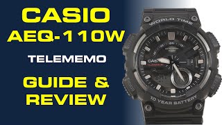 Casio AEQ110W Guide and Review [upl. by Klarrisa]