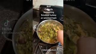 collard Sandwich recipe southerncooking collardgreens cookingathome [upl. by Rastus]