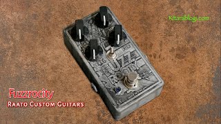 Fuzzrocity by Raato Custom Guitars  Demo Song  Kitarablogicom [upl. by Llen]