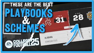 Best Playbooks in College Football 25  All Simulation Types [upl. by Weeks]