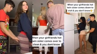 Slapping Girlfriend Twin Butt 💥🍑Funny Video Compilation [upl. by Llyrat]