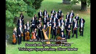 Dvorak 8 Symphonie 4 Satz Thüringer Symphoniker Oliver Weder [upl. by Teodoor]