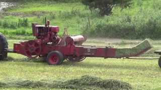 International Harvester McCormick Deering 55 T Baler Kraft Farm [upl. by Rosaline]