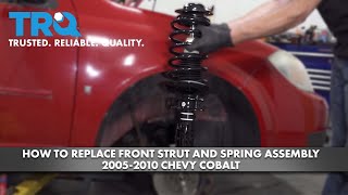 How to Replace Front Strut and Spring Assembly 20052010 Chevy Cobalt [upl. by Bald]