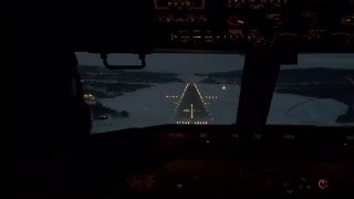 LANDING AT BARDUFOSS  Cockpit view [upl. by Wahkuna]