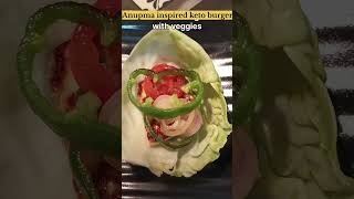 Anupma serial viral keto burger recipe l shorts ketoburger healthy ytviral recipeoftheday [upl. by Yasnyl]