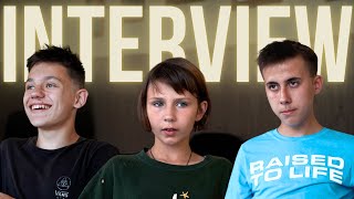 Interview with orphans  інтервю з сиротами інтернат прийомна сімя та волонтери [upl. by Adekan157]