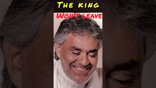 Andrea Bocelli wont leave the stage live show Madison Square Garden New York [upl. by Ees]