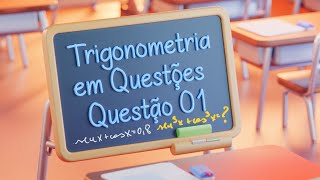 👨‍🎓👨‍🎓TRIGONOMETRIA EM QUESTÕES Famema 2022 Sendo x um número real sabese que sin x  cos x  08 [upl. by Yniatirb951]