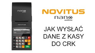 Jak wymusić wysłanie danych w kasie NOVITUS Nano Online [upl. by Assenahs]