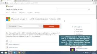 How to fix mfc100dll error in Windows 8 amp 81 [upl. by Aisilef]