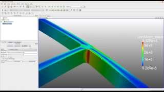 Static Stress Analysis of a Truck Underrun Protection Device [upl. by Reyem240]