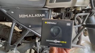 Denali Soundbomb mini Installation in royalenfield  HIMALAYAN [upl. by Lounge]