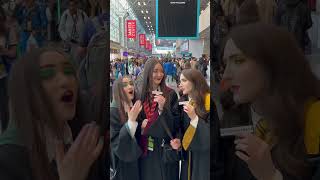 Sister Telepathy Harry Potter Comic Con Edition😳‼️🤣 K3 Sisters shorts harrypotter viral fyp [upl. by Odey]