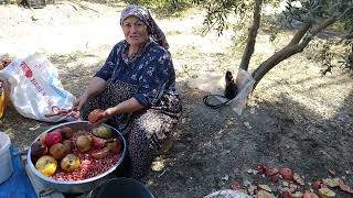 SİLİFKEDE NARENCİYE BAHÇEMDE NAR TOPLAMA VE NAR EKŞİSİ YAPIMI [upl. by Halian601]