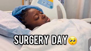 I Had To Get a Myomectomy 😱😱 Surgery Day 😫💙🙏🏾 [upl. by Ehcram]