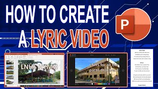 How To Create A Lyric Video │Microsoft PowerPoint [upl. by Zahara246]