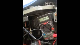 DIY Stator generator check ZX6R [upl. by Bertie419]