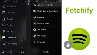 FETCHIFY  Télécharger des musiques directement dans Spotify [upl. by Oika]