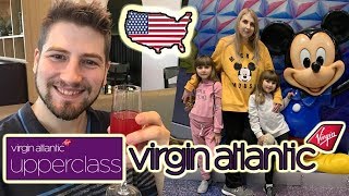 Flying Virgin Atlantic Upper Class from Gatwick to Orlando [upl. by Yevi424]