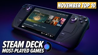 The Top 10 MostPlayed Games On Steam Deck November 2023 Edition [upl. by Nisior]