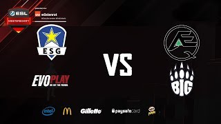 ESL MEISTERSCHAFT LOL  ESG vs AEQ  EVO vs BIG  DIV 1 [upl. by Bethena]