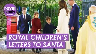 Will amp Kate With Royal Children at Carol Serice in Westminster Abbey [upl. by Hgeilyak]