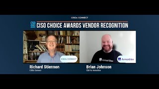 2021 CISO Choice Awards Vendor Recognition Armorblox with Richard Stiennon [upl. by Htebazie]