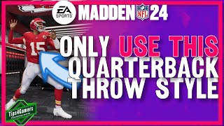 The Best Throw Styles in Madden 24 Franchise Mode [upl. by Olenka261]