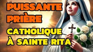 PUISSANTE PRIÈRE À SAINTE RITA POUR DÉBLOQUER TOUTES SITUATIONS DIFFICILES DANS VITRE VIE [upl. by Esimorp]