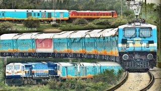 Humsafar Express Trains on the Raise  Rainy Day  Indian Railways [upl. by Vashti]